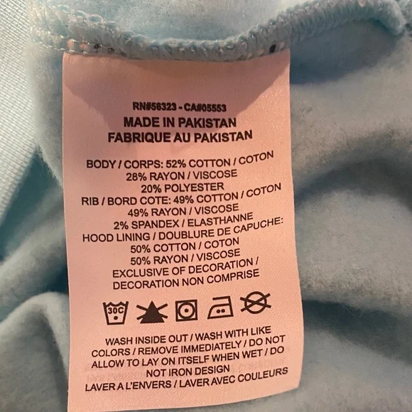 NWT Nike Women's Sky Blue Pullover Hoodie - Picture 8 of 8